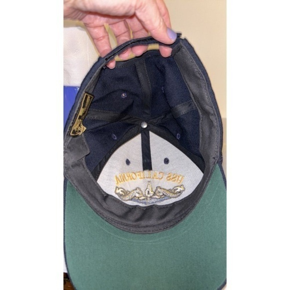 US Navy Ship USS California SSN 781 Dark Blue Cap The Corps USA Made Adjustable - Picture 7 of 7